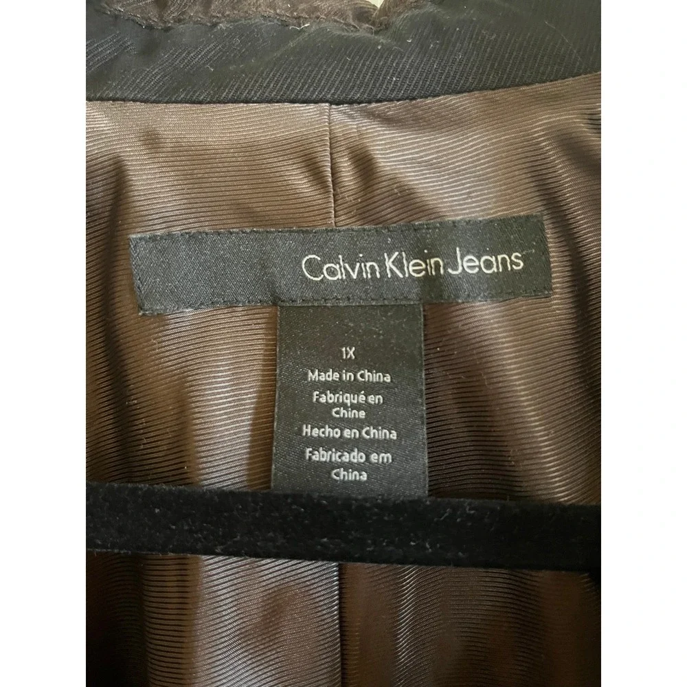 Calvin Klein Embroidered Preppy Y2K Blazer - Picture 3 of 9